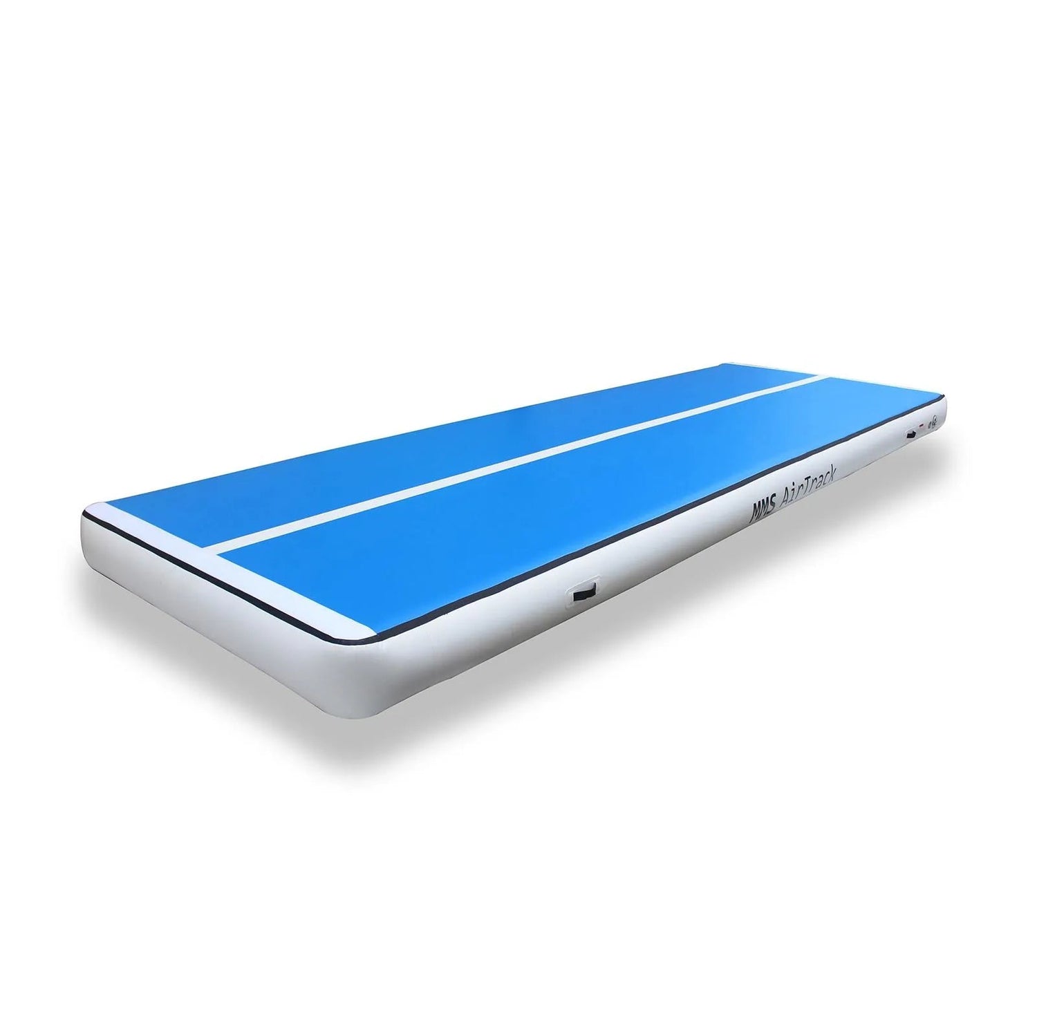 MMS AirTrack Pro blauwe spring- en oefenmat voor professioneel gebruik