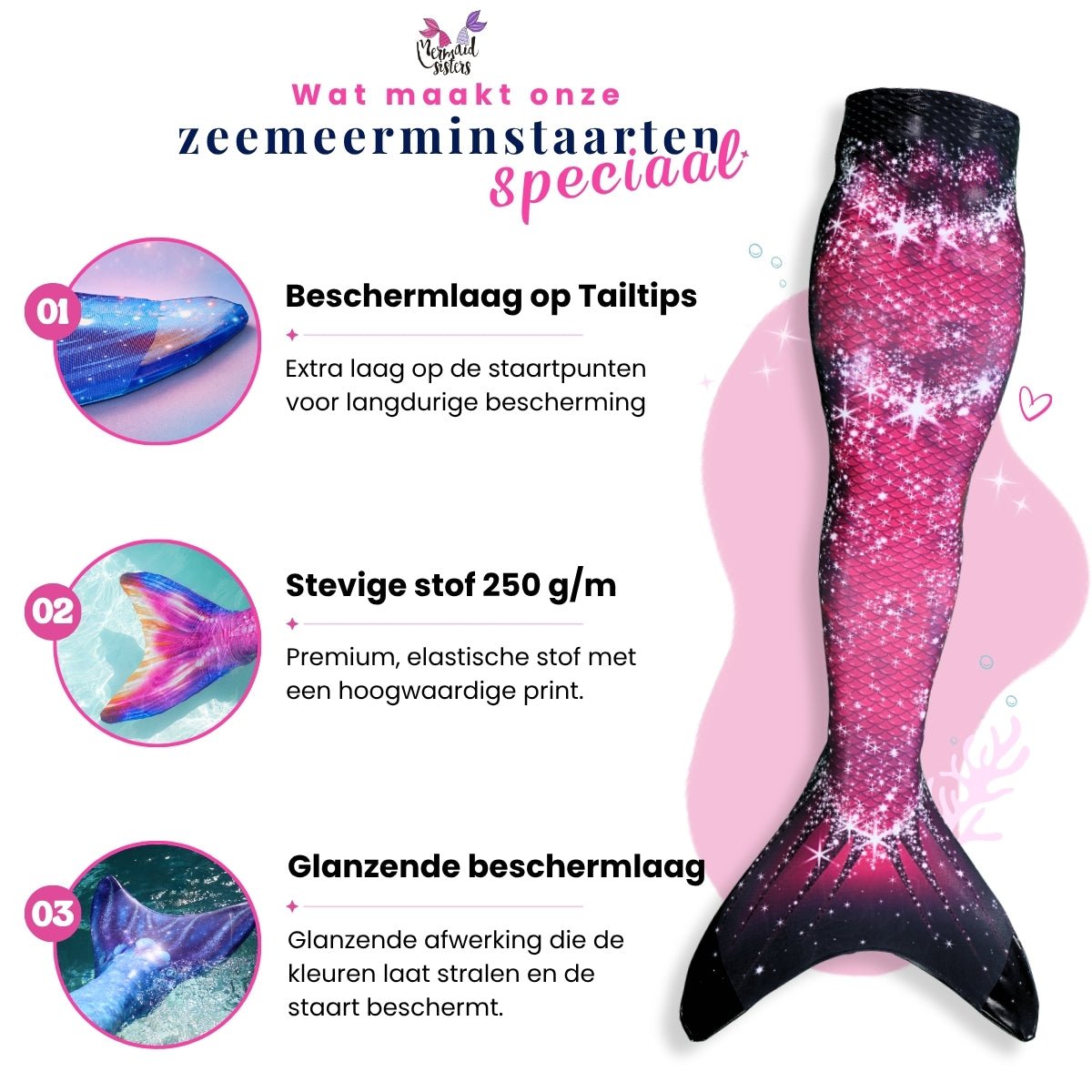 Zeemeermin Set Pink Passion