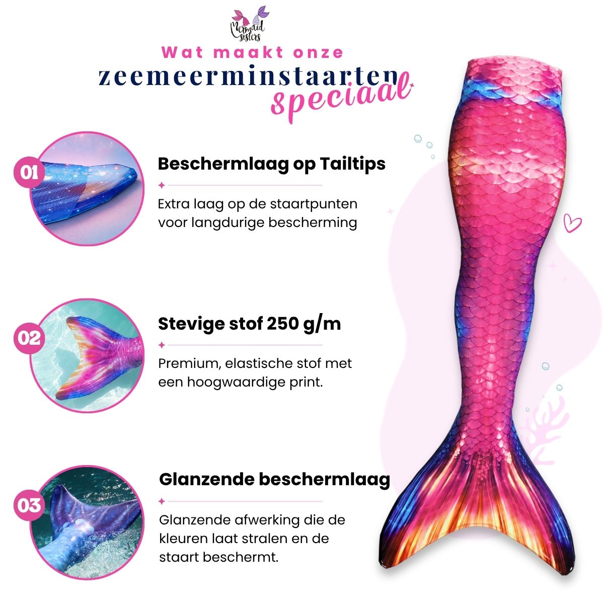 Zeemeermin Set Tropical Sunset